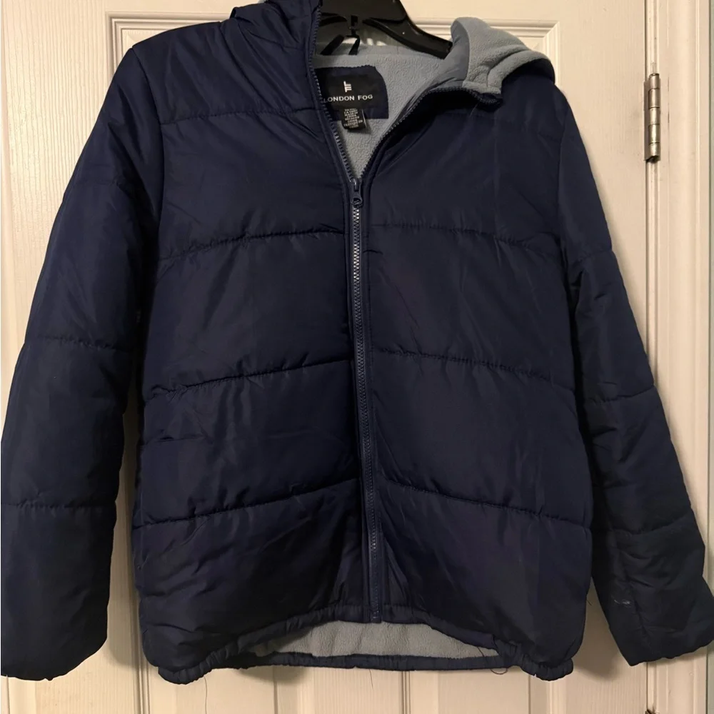 London Fog Men's Dark Blue‎ Puffer Jacket